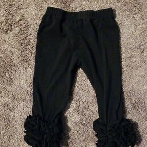 5T icing Capri ruffle pant